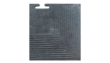 ESD corner piece for puzzle system, 123x123 mm