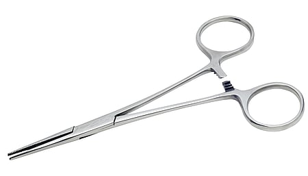 5-1/2" toothed jaws, straight nose
