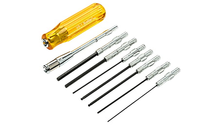 9-piece Allen® hex socket wrench and screwdriver set, metric sizes