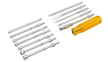 13-Piece Screwdriver and Socket Set - Inch Sizes