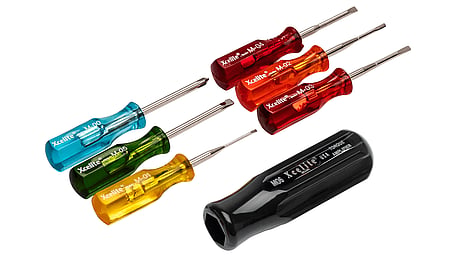 7-Piece Mini Screwdriver Set - Inch Sizes