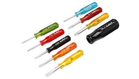9-Piece Convertible Mini Screwdriver Set - Inch Sizes