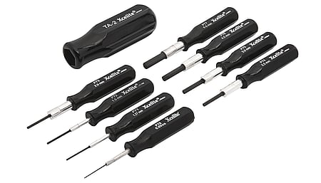 9-Piece Convertible Mini Hex Wrench Set - Metric Sizes