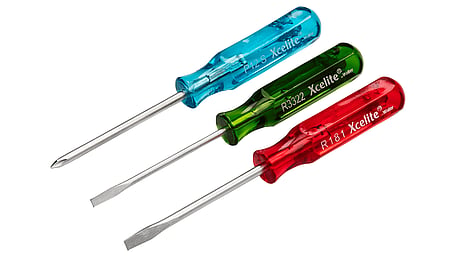 3-piece pocket-clip-style screwdriver set