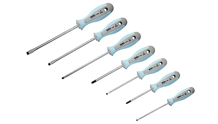 XPE500 - 7-piece ESD-safe Phillips®/flat-blade screwdriver set from the Pro Series
