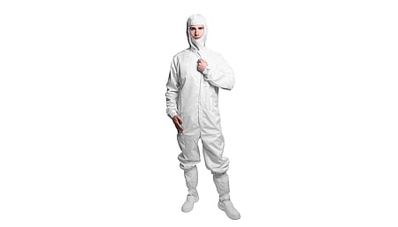 Combinaison pour salle blanche, blanche ou bleue