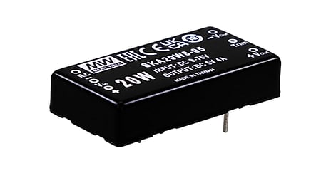 SKA20W8 + DKA20W8, 20W DC-DC converter with 8:1 input, 2"x1" housing