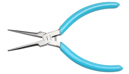 5-1/2" ESD-safe, smooth-jawed, slim-profile needle-nose pliers