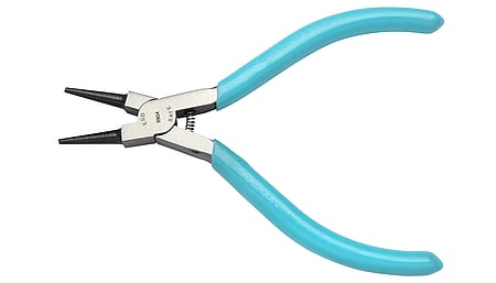 4-1/2" ESD-safe round-nose pliers with smooth jaws