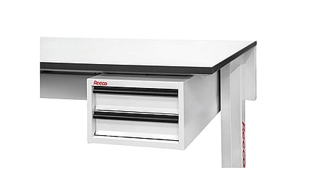 Bloc de tiroirs suspendu (2 tiroirs), 380 x 460 x 240 mm
