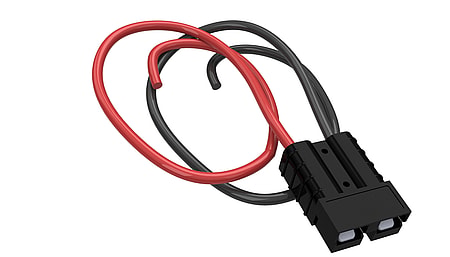 Anderson SB50 plug with 800mm 10AWG silicone cable
