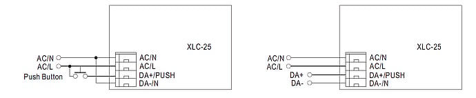 XLC 25DA2 input wiring diagram