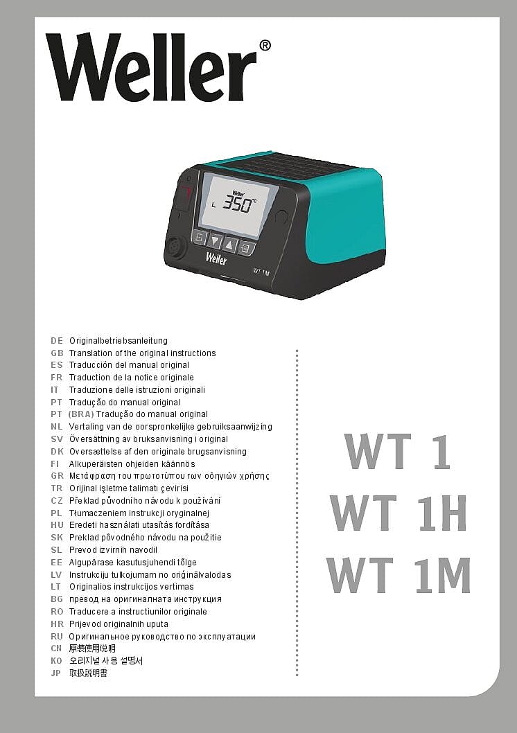 WEL WT1 WT1H WT1M Manual T0055741503 web pdf