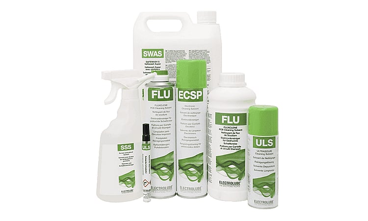 Electrolube product groups Cleaning agents4