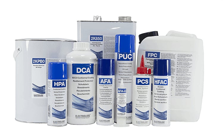 Electrolube product groups Protective coatings