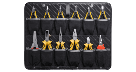 6500 b01 werkzeug rollen koffer zangen schraubendreher tool case pliers screwdriver