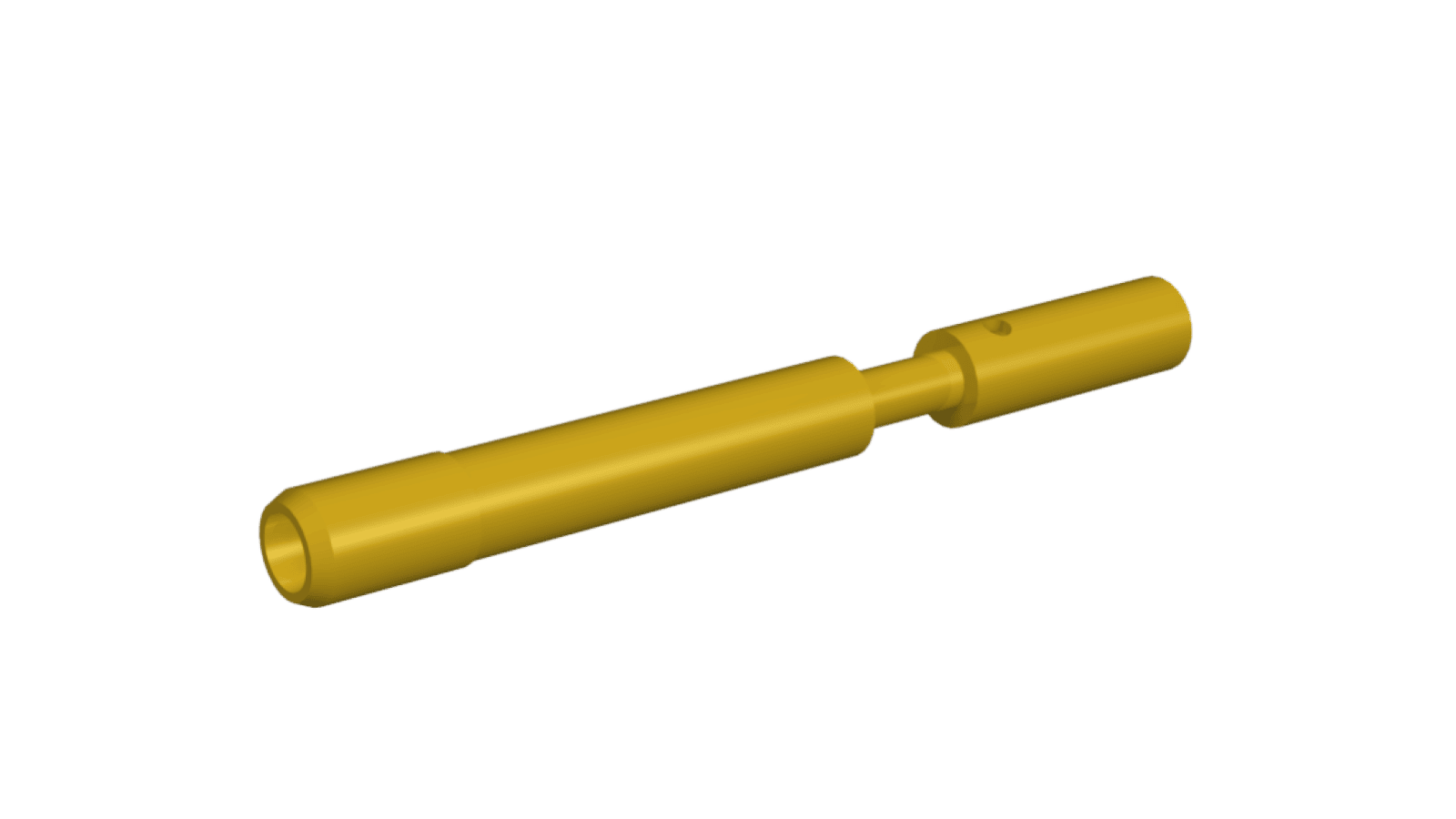 M16 Crimpbuchse 1mm, gedreht 7.010.981.002