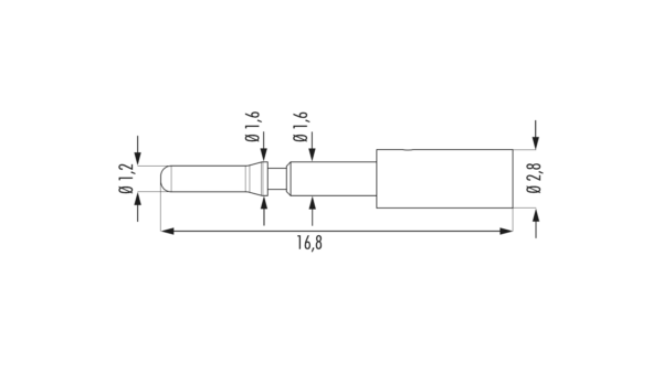 M16 Crimpstift 1.25mm, gedreht 7.010.981.211 – Bild 2