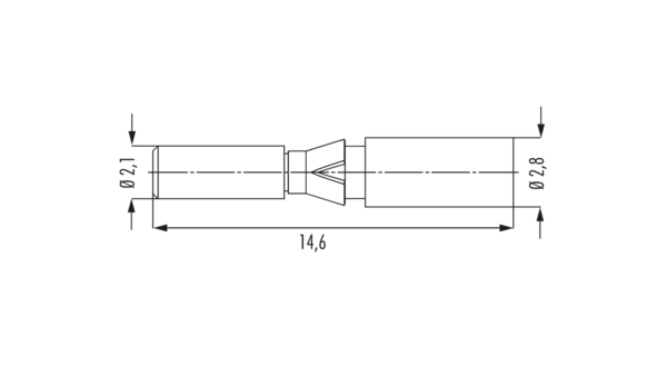 M16 Crimpbuchse, gedreht 7.010.981.212 – Bild 2