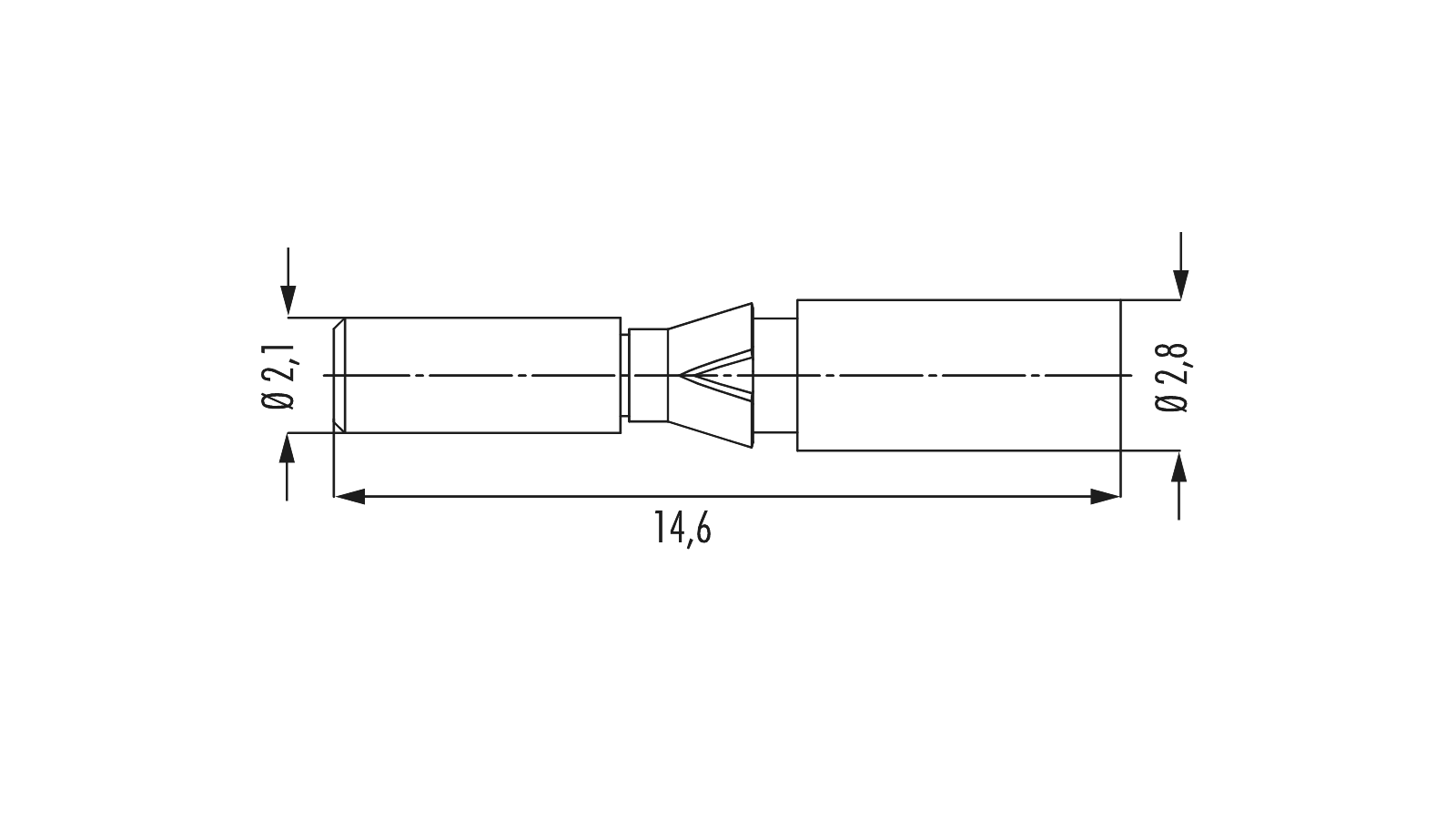 M16 Crimpbuchse, gedreht 7.010.981.212 – Bild 2