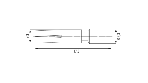M16 Crimpbuchse 2.0mm, gedreht 7.010.982.002 – Bild 2