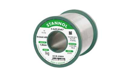 Solder wire Kristall 400, Sn99,3Cu0,7 - TC, RE L0, 1mm, 1000g