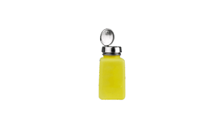 Dispenserflasche aus durAstatic e9 180ml, gelb