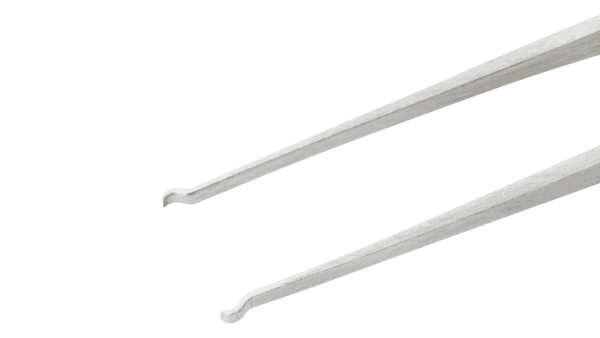 SMD-Pinzette mit runden sehr schmalen Spitzen Ø 1, 2 - 2, 5 mm – Bild 2