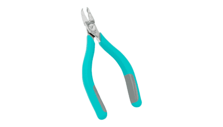 Pointed cutter, angled, narrow head.