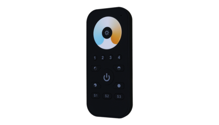 ZigBee3.0 Fernbedienung, Tunable white, Farbrad, schwarz