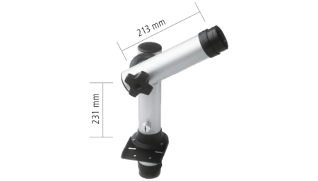 1-joint aluminum suction arm Easy-Click 60