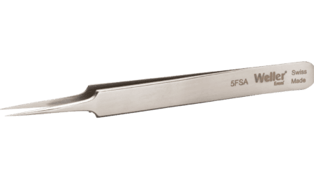 Precision tweezers with very fine tips