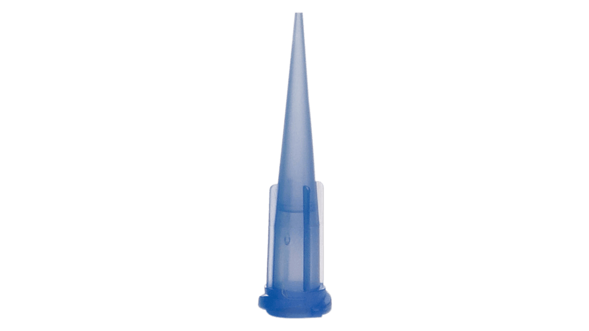 Dosiernadeln blau, konisch, 22 Gauge (50stk)