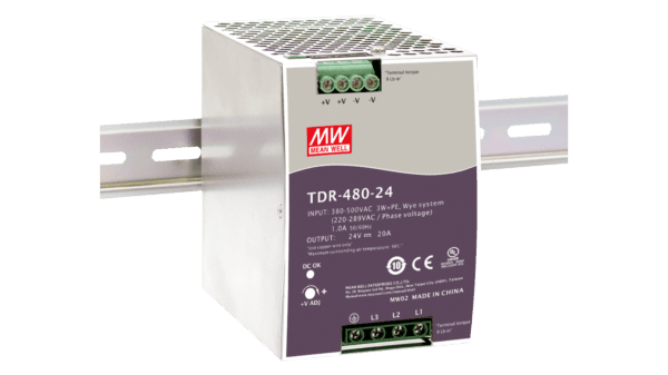 480W Hutschienen Netzteil 48V/10A, 3-Phase