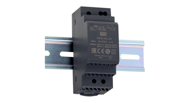 30W DC/DC-Wandler, Eingang 9...36V, Ausgang 12V/2.5A