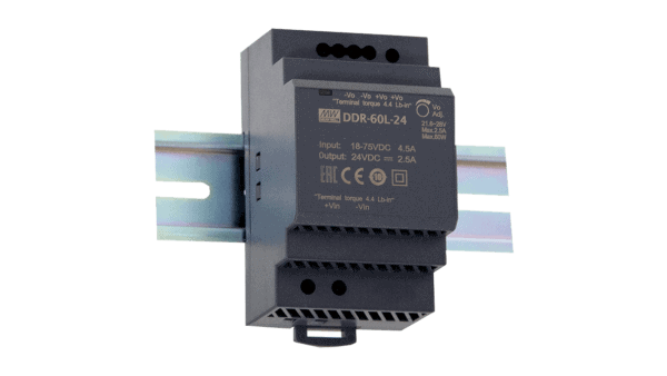 60W DC/DC-Wandler, Eingang 9...36V, Ausgang 15V/4A