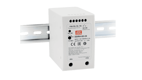 60W DC/DC-Wandler, Eingang 150...1500V, Ausgang 24V/2.5A