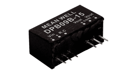 Convertisseur DC/DC 9W, entrée 18...36V, sortie +/-15V / +/-0.3A