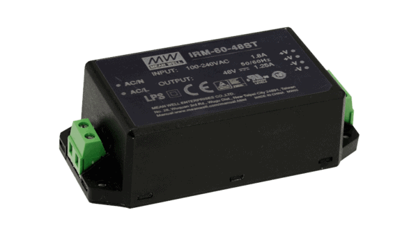 60W AC/DC Netzgerät im Kunststoffgehäuse 24V/2.5A