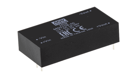 15W medical DC/DC converter, input 36...75V, output 12V/1.25A