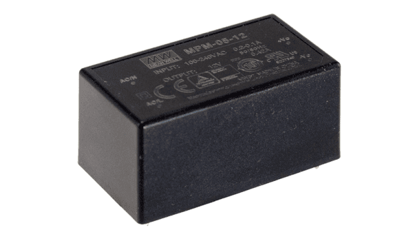 5W medical AC/DC power supply unit, PCB mounting, 5V/1A
