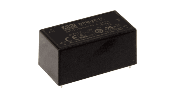 20W medizinisches AC/DC Netzteil, Leiterplattenmontage, 12V/1.8A
