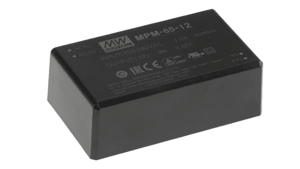 65W medizinisches AC/DC Netzteil, Leiterplattenmontage, 12V/5.42A