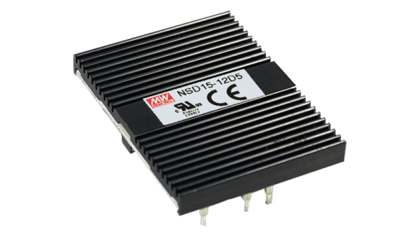 15W DC/DC-Wandler, Eingang 9.4...36V, Ausgang 12V/1.25A