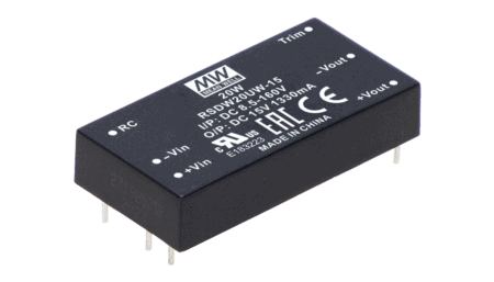 20W DC/DC converter, input 8.5...160V, output 5V/4A