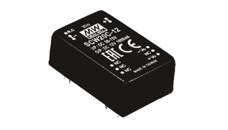 20W Convertisseur DC/DC, entrée 36...75V, sortie 15V/1.333A