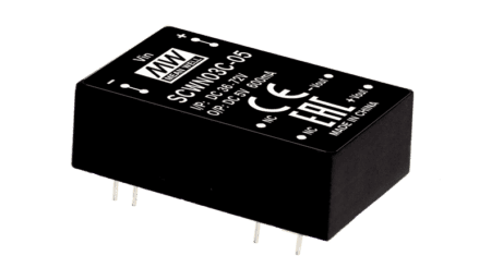 3W Convertisseur DC/DC, entrée 4.5...9V, sortie 5V/0.6A
