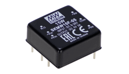 15W DC/DC converter, input 9...36V, output 5V/3A
