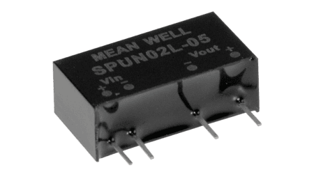 2W Convertisseur DC/DC, entrée 21.6...26.4V, sortie 5V/0.4A