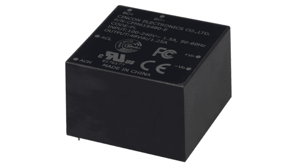 40W AC/DC Netzteil, Leiterplattenmontage, 5V/8A, Peak Load